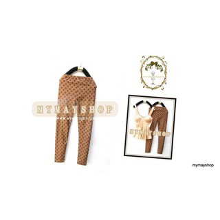 LV Brownie Legging 250  legging ผ้าสักหลาดเนื้อนิ่ม พิมพ์หลาย