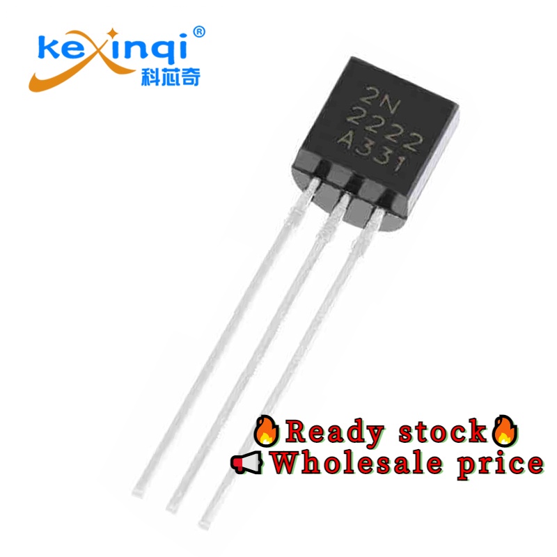 2N2222 2N2222A TO-92 TO 92 ทรานซิสเตอร์ทรานซิสเตอร์ 2N22 ใช้สําหรับชิ้นส่วนอิเล็กทรอนิกส์
