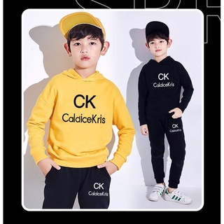 K-2161-O+TKU347 เซ็ท 2 ชิ้น   แฟชั่นเด็ก เสื้อแขนยาวคอกลม+กางเกงขายาว ลายน่ารัก