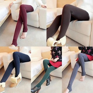 Legging เลกกิ้งกันหนาว ลองจอน เลขตัวเดียวกำลังดี ด้านในเป็นขนนุ่ม ยืดได้เยอะ กระชับทรง