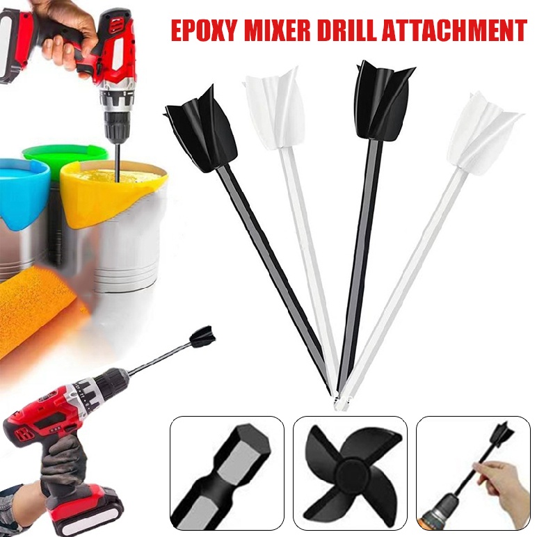 Dharma New Paint Mixer Drill Attachment Helix Mixer Paint Epoxy Resin Plastic Stirrers