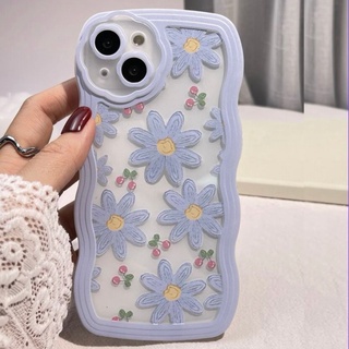 -พร้อมส่งในไทย-เคสซิลิโคน  กันกล้อง ดอกไม้ฟ้าหยัก TPU นิ่ม ใช้สำหรับIPทุกรุ่น #1024