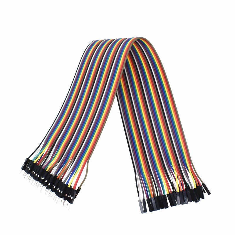 40pcs In Row 30cm Dupont Cable 30cm 2.54mm 1pin 1p-1p Female To Male Jumper Wire