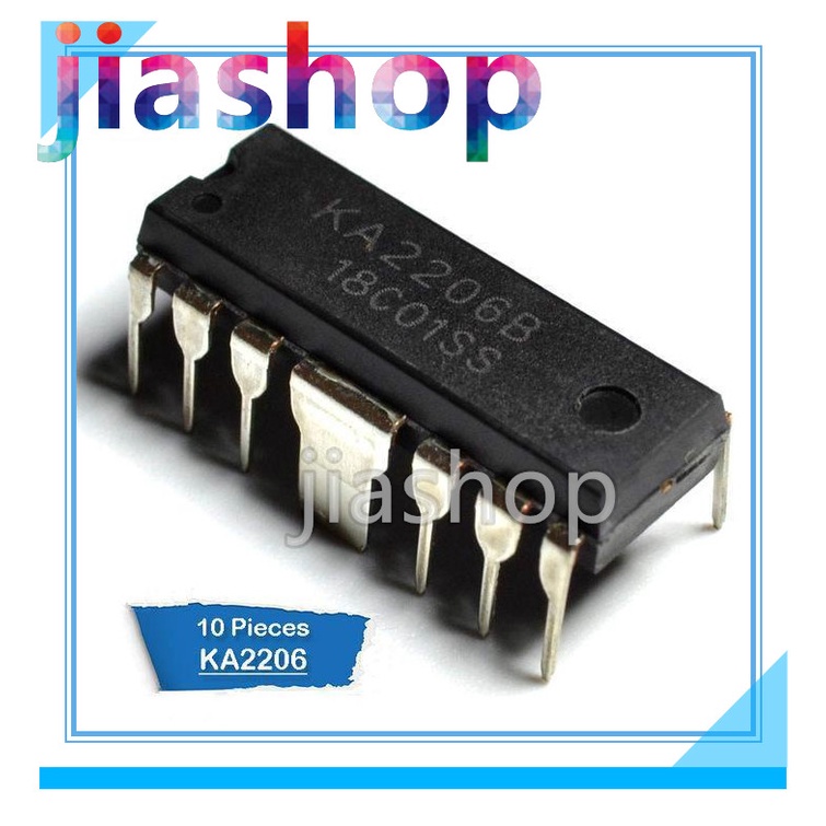 10PCS KA2206 DIP12 KA2206B DIP IC ใหม่และต้นฉบับ