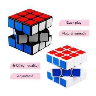 กีฬารอบมุมใหญ่เรียบ 3x3 ลูกบาศก์ของเล่น magic cube