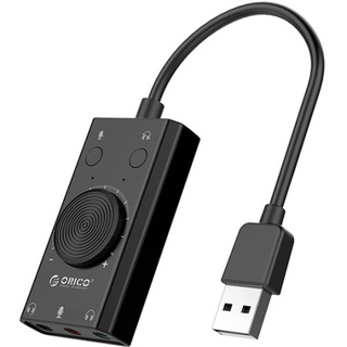 Orico Multifunction USB External Sound Card Black (SC2)