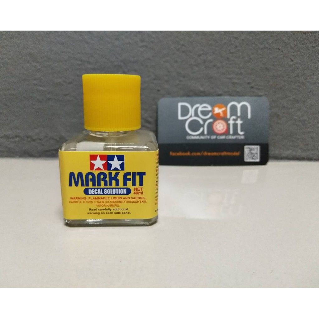 TAMIYA Mark Fit (น้ำยาช่วยติดรูปลอกน้ำ เครื่องมือ และอุปกรณ์งานโมเดล DreamCraft Model)