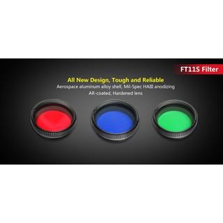 Klarus FT11S Aerospace aluminum alloy shell 3 color Filter