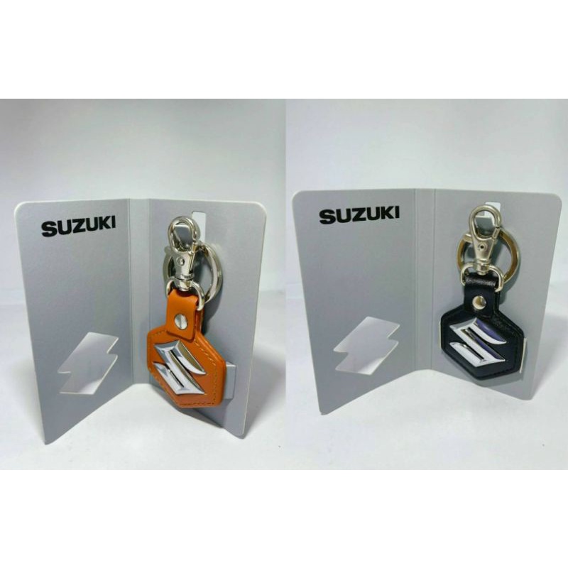 พวงกุญแจ​SUZUKI​ หนังแท้​