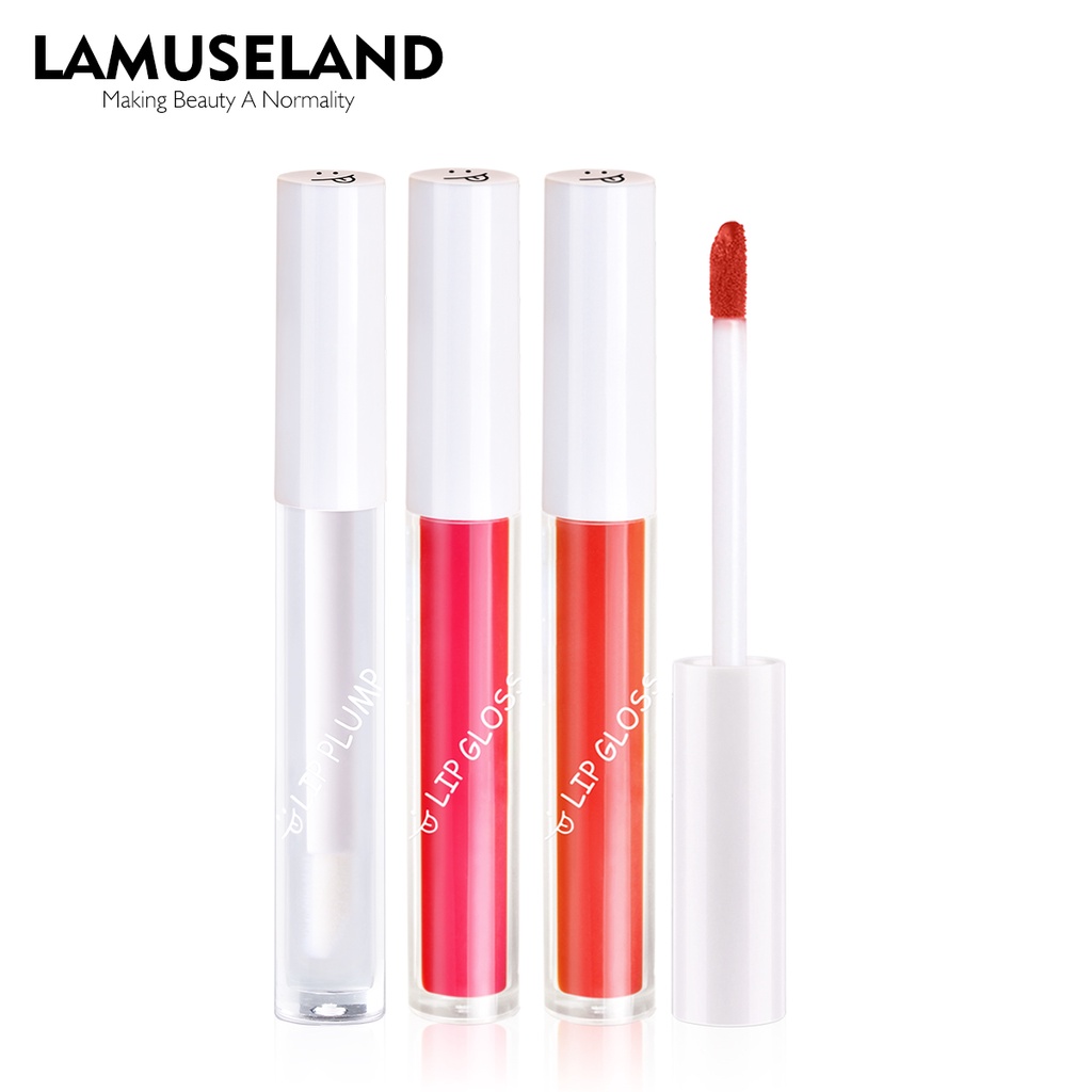 Lamuseland ลิปสติกลิปกลอสเนื้อMatte ติดนานกันน้ํา 10สี #La0008-10