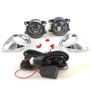ไฟสปอตไลท์ ไฟตัดหมอก ฟอร์ด เฟียสต้า รุ่น6 ST เลนส์ใส 12V ซ้าย/ขวา ครบชุด ของใหม่ Ford Fiesta Sedan ปี 2004-19 / 2547-62