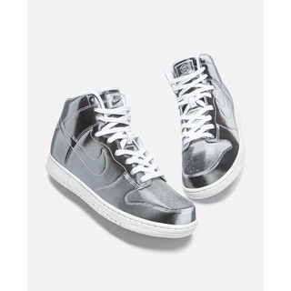 Nike Dunk High × Clot Shoes Eu43 = Uk8.5 = 27.5Cm Silver [ส่งตรงจากญี่ปุ่น]