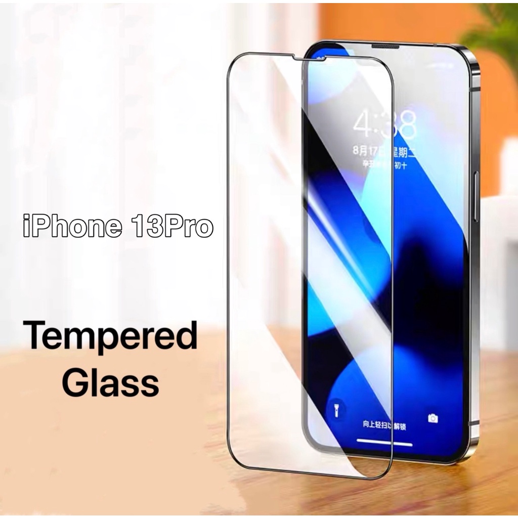 F ฟิล์มกระจกเต็มจอ For iP 13Pro ฟิล์มกระจกนิรภัยเต็มจอฟิล์ม  ฟิล์มกระจกกันกระแทก พร้อมส่งทันที