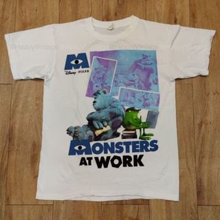 [S-5XL]MONSTER INC AT WORK MOVIE CARTOON เสื้อลายการ์ตูน เสื้อวง เสื้อทัวร์เสื้อยืด