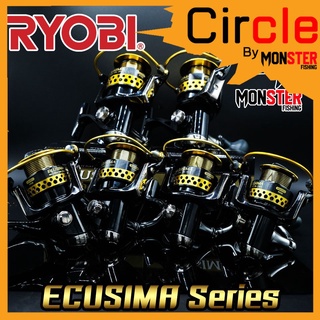 รอกสปินนิ่งเรียวบิ RYOBI ECUSIMA 1000Vi/2000Vi/3000Vi/4000Vi/6000Vi/8000Vi (BLACK)