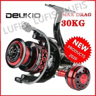 MESIN รอกล้อหมุน Deukio Max Drag 30 กก. 2000-7000 สําหรับตกปลา