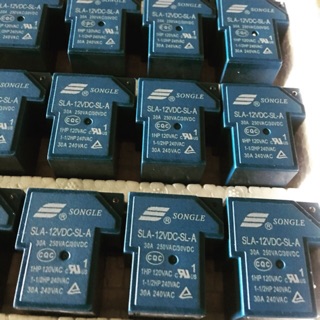 SLA-12vdc-sl-a รีเลย์ 12v และ 24v 30A เครื่องขยายเสียง