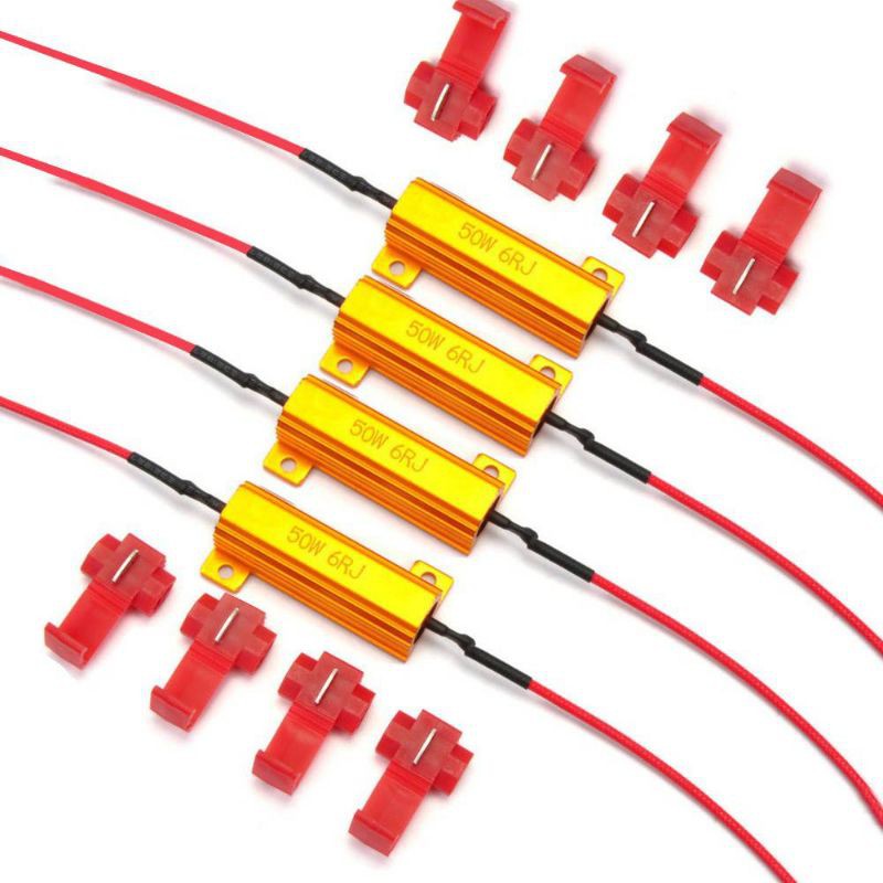 รีซิสเตอร์ Resistor ส่งจากไทย ตัวต้านทาน LED (6Ω 50w) เพื่อลดความเร็วของไฟเลี้ยว อ่านรายละเอียดก่อนสั่งซื้อ