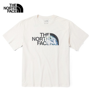 เสื้อยืดใหม่THE NORTH FACE S/S EARTH DAY TEE -AP TNF WHITE เสื้อยืดแขนสั้น เสื้อยืด เสื้อผ้าผู้ชายS-3XL