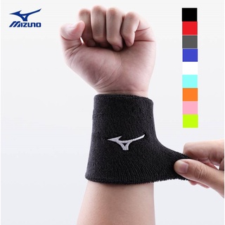 ผ้ารัดข้อมือ Mizuno สำหรับออกกำลังกาย เนื้อผ้านุ่มพิเศษ