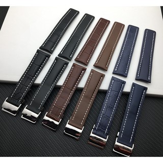 GENTLE สายนาฬิกาข้อมือ สำหรับ Breitling strap Man 20mm 22mm 24mm