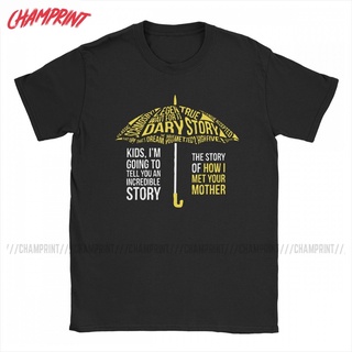 ใหม่ เสื้อยืดคอกลม แขนสั้น ผ้าฝ้าย 100% พิมพ์ลาย How I Met Your Mother TV สไตล์วินเทจ สําหรับผู้ชาย ผู้หญิงS-5XL