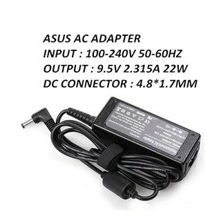 ที่ชาร์จโน๊ตบุ๊ค ASUS 9.5V 2.5A (4.8mm*1.7mm)