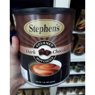 ✅ STEPHENS Belgian Dark Chocolate Hot Cocoa สตีเฟนส์ ดาร์กช็อกโกแลต ปรุงสำเร็จรูป (USA Imported) 454g.