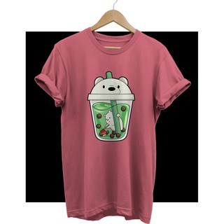 เสื้อยืดผ้าฝ้าย เสื้อยืด! เสื้อยืด ลาย Bubble DRINK TYPE 1 -Cliantha06