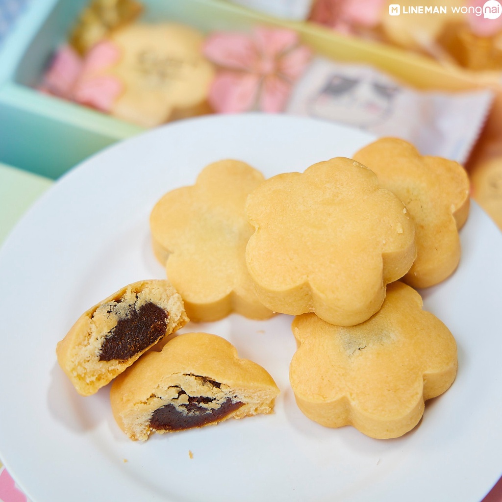 A La Tart ชีสทาร์ตสูตรไต้หวัน ไส้ทุเรียน กล่องเล็ก 6 ชิ้น