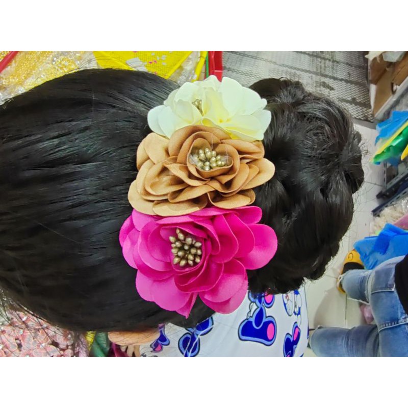 ดอกไม้หวีปักผมหวีสับผม กิ๊บติดผม โบว์ติดผม ปิ่นปักผม รัดผม แต่งผมเจ้าสาว ใส่ชุดไทยราคาถูกฯ
