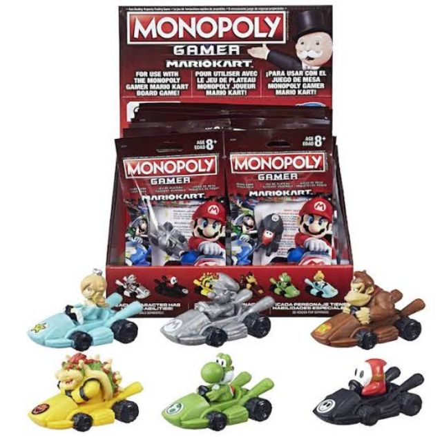 Monopoly Gamer Mario Kart Board Game Power Pack ตัวเดินเสริมบอร์ดเกมโมโนโพลี่มาริโอ้ Shopee