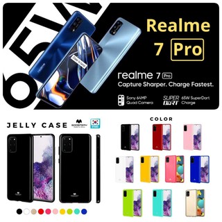 Realme 7 Pro MERCURY Goospery Jelly Premium TPU ฝาหลัง กันกระแทก แบรนด์เกาหลี (ของแท้100%)