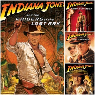 [DVD HD] อินเดียน่าโจนส์ ครบ 4 ภาค-4 แผ่น Indiana Jones 4-Movie Collection #หนังฝรั่ง (มีพากย์ไทย/ซับไทย-เลือกดูได้)