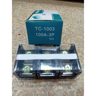 Terminal Blocks TC1003-100A/600V 3P ทอมินอลบล็อก แผงต่อสายไฟ สินค้าพร้อมส่ง