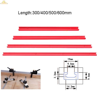 อลูมิเนียมอัลลอยด์ 300-600 มม T - Track T - Slot Miter สําหรับงานไม้ Router