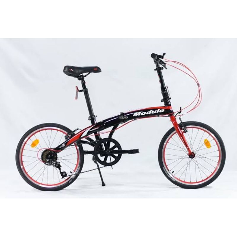 จักรยาน Modulo สีดำ-แดง *พร้อมส่ง* ใหม่!! ส่งฟรี!!!