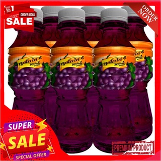 คลูโคโค่น้ำองุ่นผสมวุ้นมะพร้าว170กX6KOOL KOKO GRAPE JUICE 170GX6