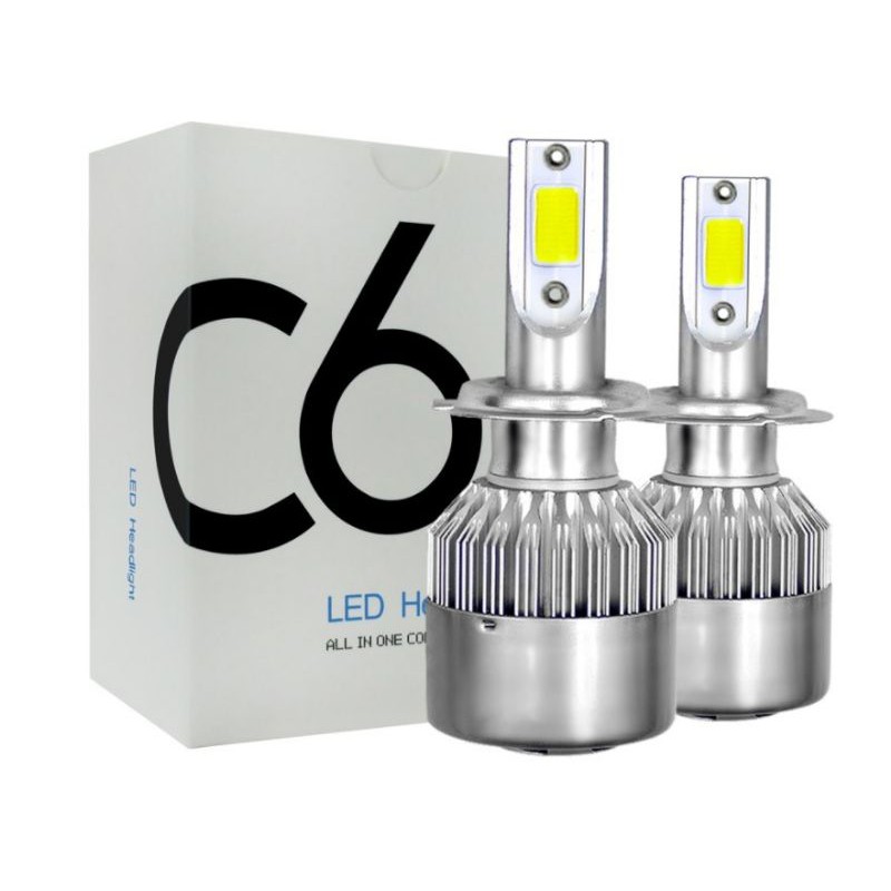 หลอดไฟรถยนต์​ LED C6 H4 H11 HB3 HB4 🇳🇱สินค้าพร้อมส่ง🇳🇱