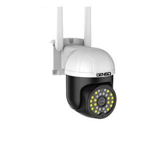 [โค้ดติดตามร้าน 50.-] DENGO IP Home Security Outdoor กล้องวงจรปิด WIFI อินฟราเรด 12 ดวง LED 16 ดวง หมุนได้รอบทิศ ทนน้ำ ทนแดด ติดใน-นอกบ้าน ดูออนไลน์ได้ทั่วโลก มีไมค์คุยผ่านกล้อง ปรับแสงเอง สว่างชัด ประกัน 1 ปี