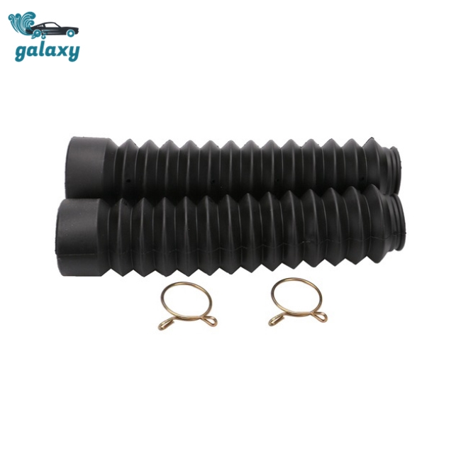 2Pcs Motorcycle Front Fork Cover Gaiters Gators Boot Shock Protector ...