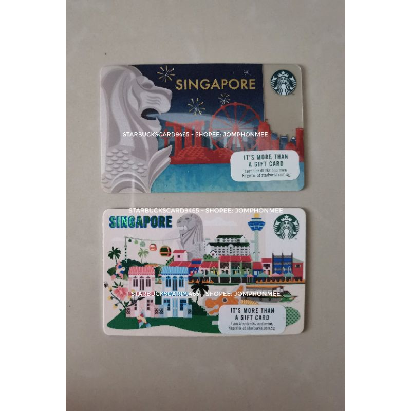 2015 &amp;​ 2019​ Starbucks​ Singapore CITY​ card