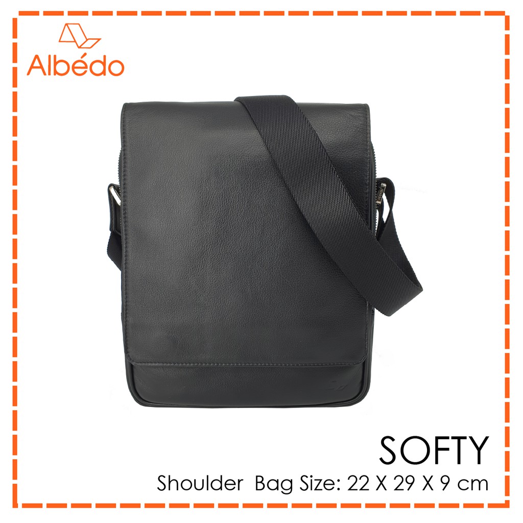 [Albedo] SOFTY SHOULDER BAG กระเป๋าสะพายข้าง หนังแท้ รุ่น SOFTY - SY02999/SY02979
