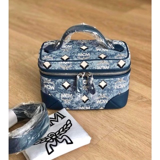 พร้อมส่งแท้💯Mcm Rockstar Vanity Case in Vintage Monogram Jacquard