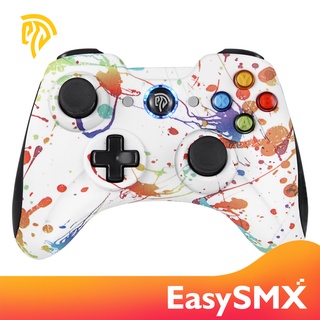 EasySMX KC-8236 2.4G Wireless Controller with receiver, Dual Vibration, 8 Hours of Playing for PS3 / PC / Android Phones, Tablets, TV Box(Water color)