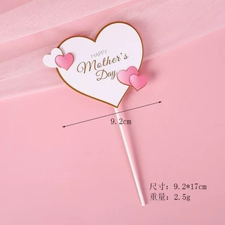 ป้ายปักเค้กวันแม่ แม่ วันแม่ Happy Mother's Day