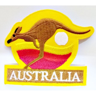 ตัวรีดติดเสื้อผ้า * AUSTRALIA * ขนาด 8 X 7.5 เซนติเมตร