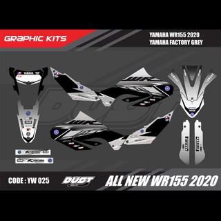 สติ๊กเกอร์วิบาก YAMAHA WR155R 2020 ทั้งคัน Graphic kit สติ๊กเกอร์เคลือบเงา สุดคุ้ม