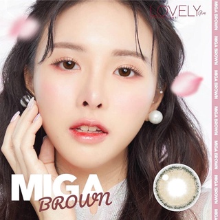 🔥 คอนแทคเลนส์ ✨ขนาดมินิ✨Brown✨ Miga (Lovelylens)