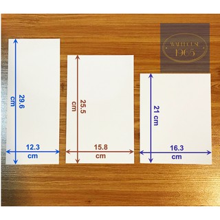 ราคา[5 แผ่น/ชุด Sheets] กระดาษวาดเขียน 100 ปอนด์นอกขาว ~Half A4, B5, A5 เนื้อหนาละเอียด ทำการ์ด | 100-lb Card Stock Paper X5